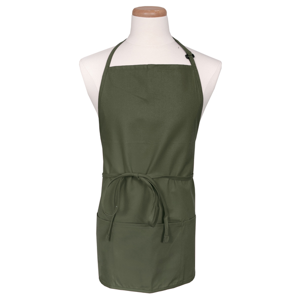 Chef Revival Chef 24/7Adjustable Bib Apron -  Hunter Green 612BAFH-HG